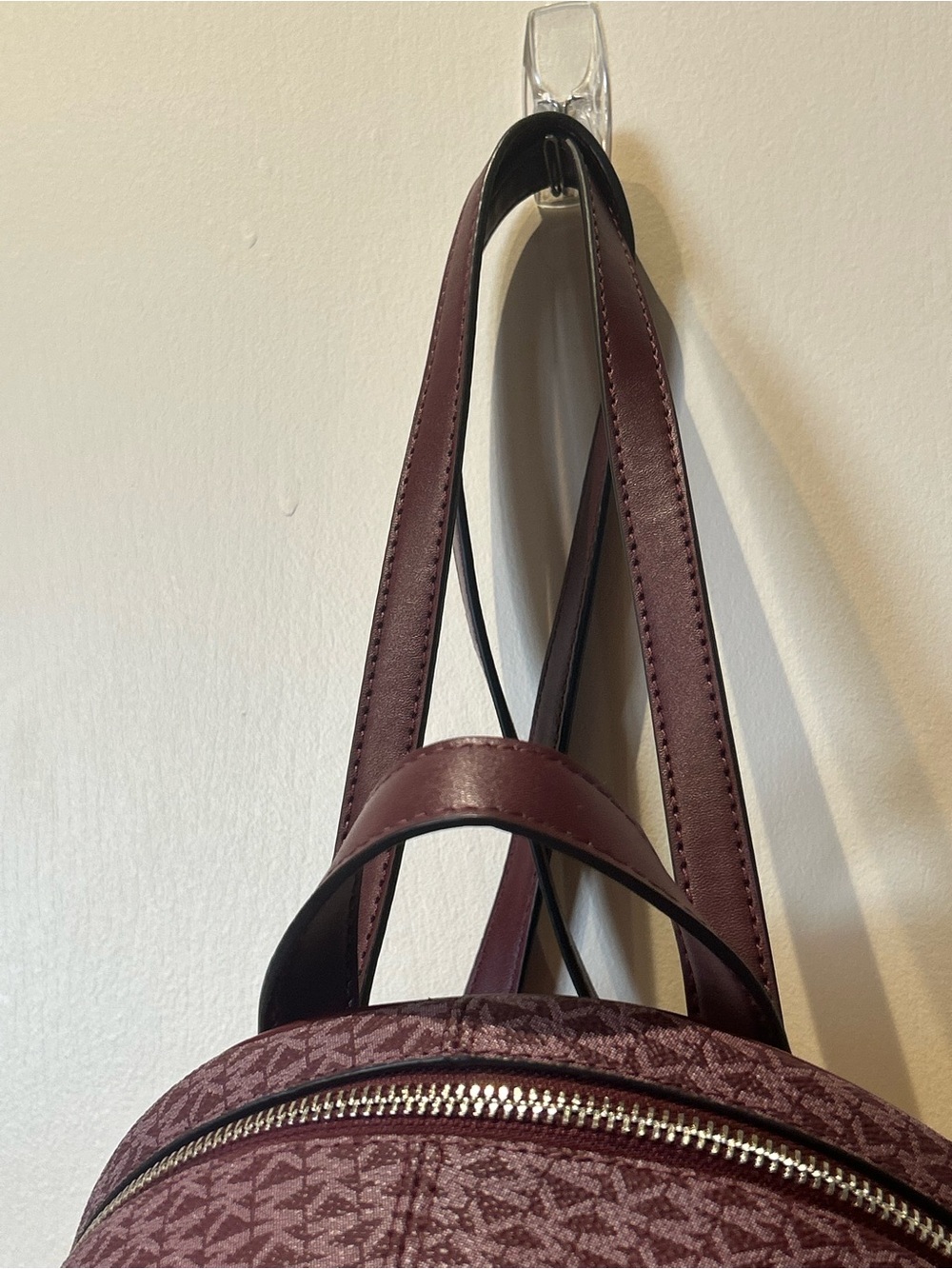 Michael Kors Rhea Medium Color-Block Signature Logo Backpack - Picture 13 of 16